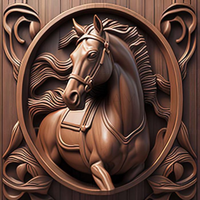 3D модель Ідол кінь відома тварина (STL)